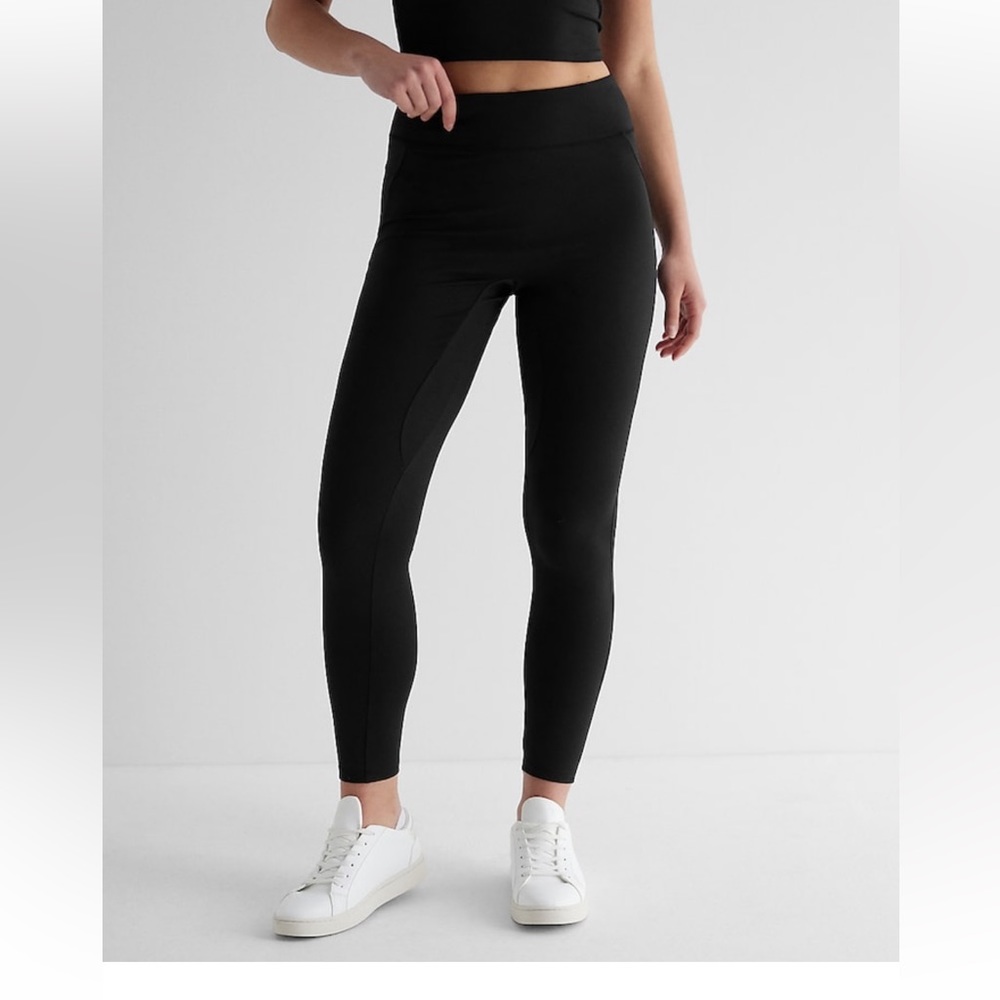 BRAND NEW Express super high waisted seamed active leggings